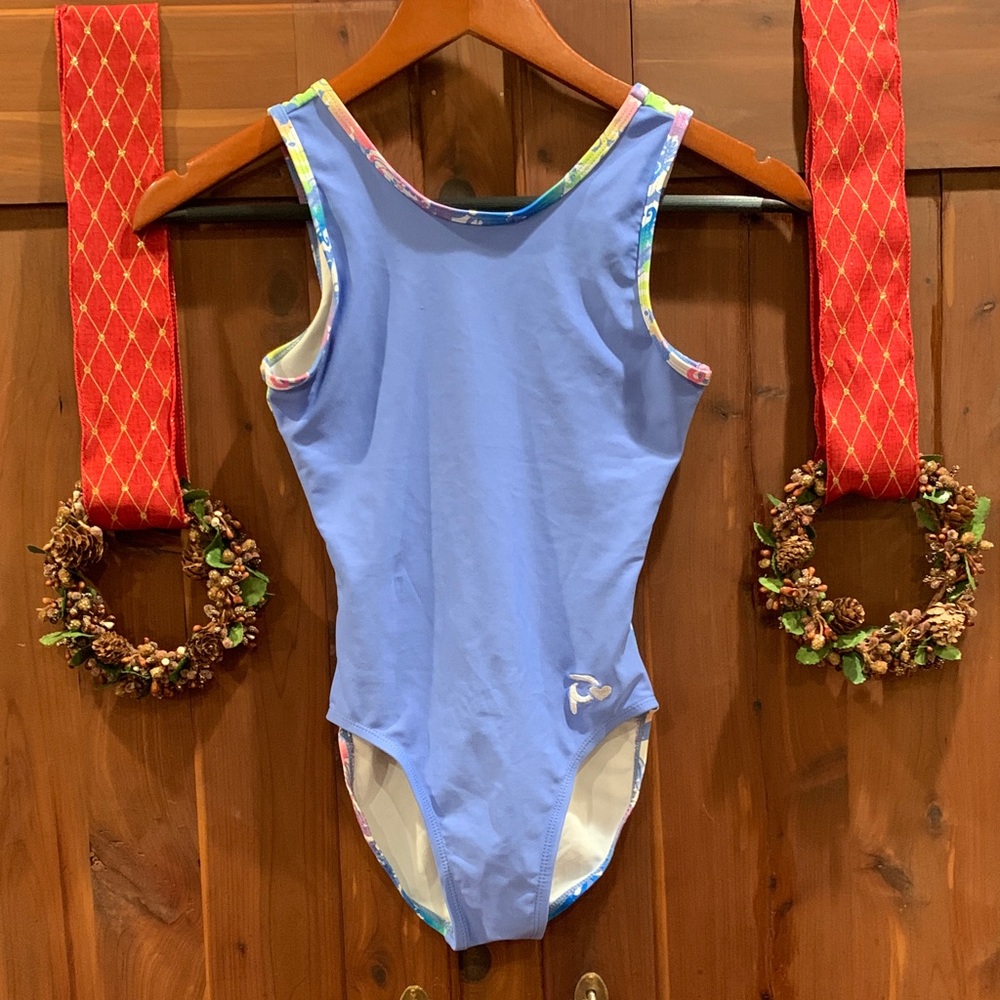 Plum gymnastics leotard.  Tag was removed CL (12)